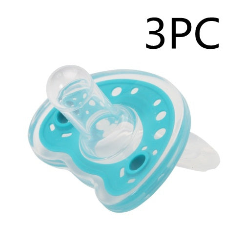 Baby Products Full Silica Gel Pacifier Two-color Liquid Silicone Sleep Comfort Baby Pacifier Baby