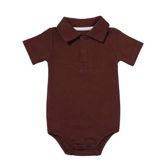 Lapel baby onesies