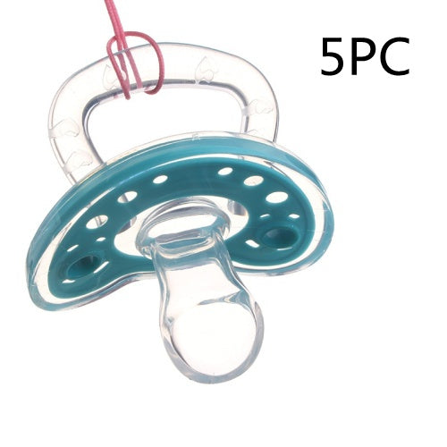 Baby Products Full Silica Gel Pacifier Two-color Liquid Silicone Sleep Comfort Baby Pacifier Baby